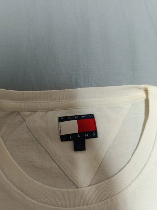 Camiseta Tommy Jeans Blanca Talla L