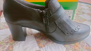 Zapatos abotinados Pitillos mujer cremallera