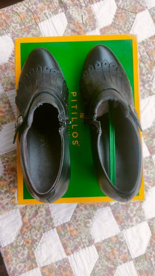 Zapatos abotinados Pitillos mujer cremallera