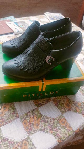 Zapatos abotinados Pitillos mujer cremallera