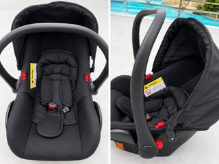 Silla de coche negra