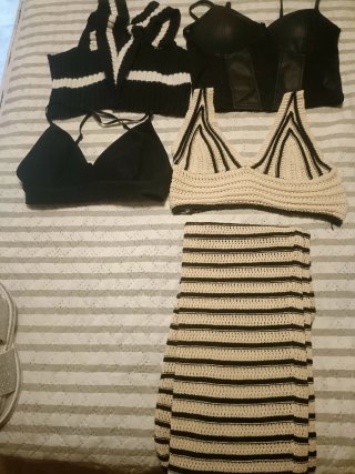 Lote de 5 prendas de ropa de mujer