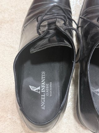 Zapatos de Piel Negros Angel Infantes