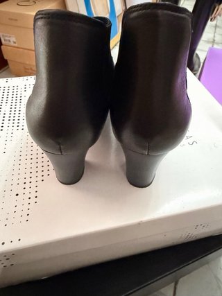 Botines Hispanitas Piel Negro Talla 38