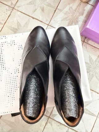 Botines Hispanitas Piel Negro Talla 38
