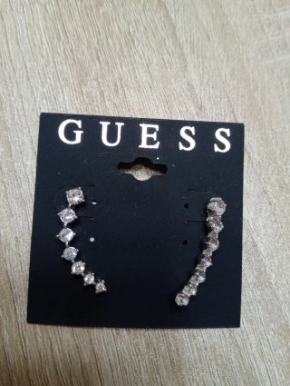 Pendientes Guess Plateados