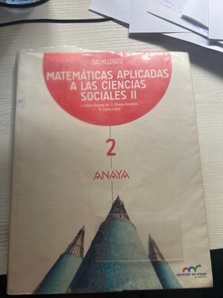 Matemáticas aplicadas a las ciencias sociales I...