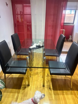 Mesa de Comedor con 4 Sillas