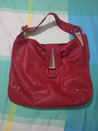 Bolso Ferromoda Rojo Piel
