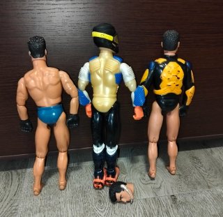 Set di 3 Action Man