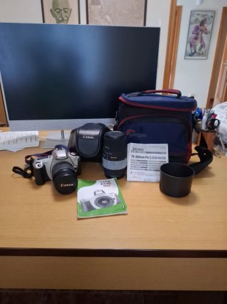 Canon EOS300 + Funda + Objetivo Sigma DG