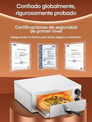 Horno eléctrico pizza sobremesa hasta 30cm NUEVO