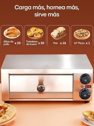 Horno eléctrico pizza sobremesa hasta 30cm NUEVO