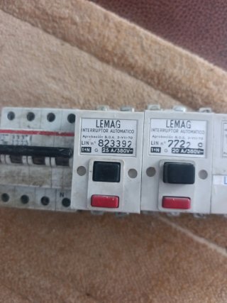 Set de 5 Interruptores Automáticos LEMAG