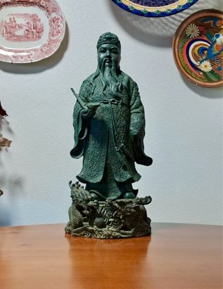 Figura Confucio en Bronce