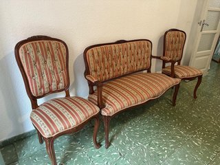 Conjunto 3 piezas estilo Luis XV