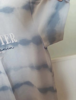 Camiseta Hollister Manga Corta Azul Talla S