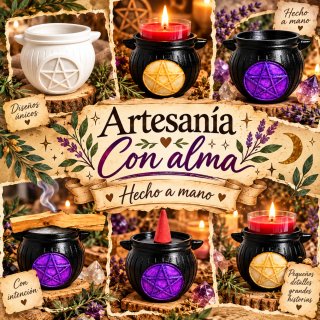 Caldero decorativo con pentagrama