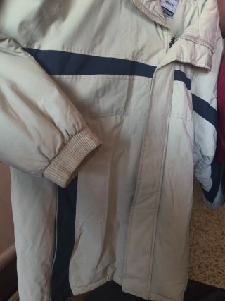 Chaqueta ALLTOP Invierno Beige y Negra
