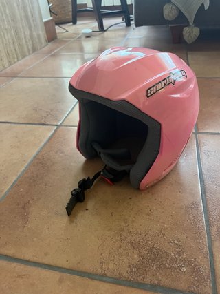Casco de esquí rosa junior Talla Xs edad 7-10 años