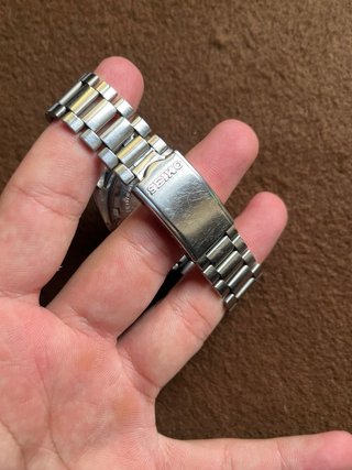 Reloj Seiko 5 Automático Vintage Esfera Blanca