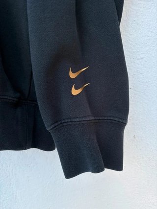 Nike Women’s Black & Gold Swoosh Sweatshirt –...