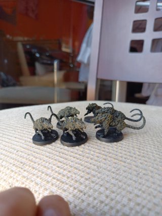 6 Miniaturas de Rata Gigante