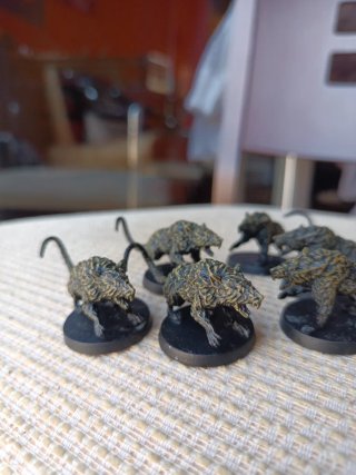 6 Miniaturas de Rata Gigante