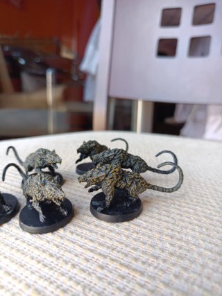 6 Miniaturas de Rata Gigante