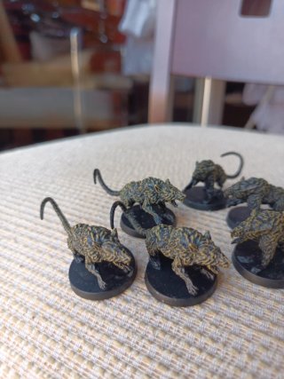 6 Miniaturas de Rata Gigante