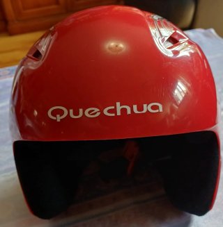 Casco de Esquí y deportes. Infantil Quechua Rojo