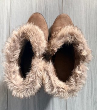 Botines Marrones con Pelo Talla 37