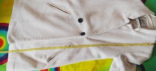 Abrigo Stradivarius beige talla única