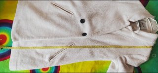 Abrigo Stradivarius beige talla única