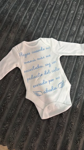 Body para bebé personalizado