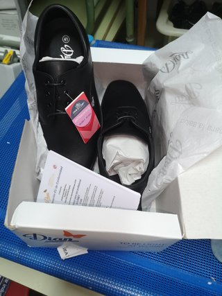 Zapatos de uniforme Dian cordones negros