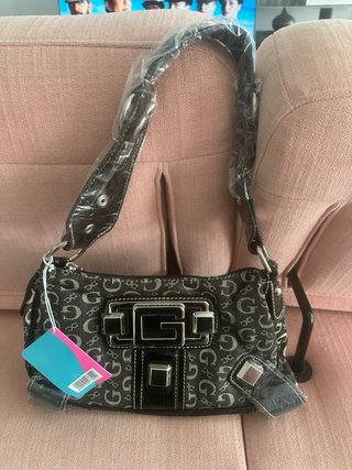 Bolso moderno negro y gris