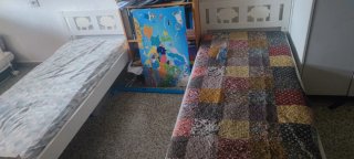 Cama Infantil IKEA con Cabecero de Ovejas