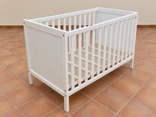Cuna de bebé blanca Ikea