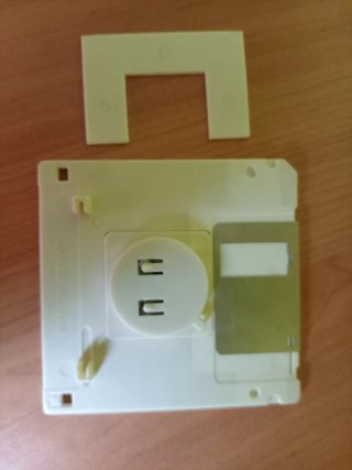 Disquete reloj