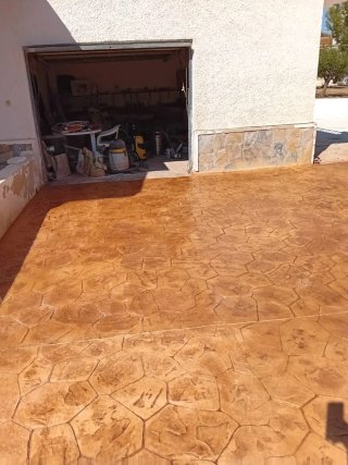 Hormigón impreso en Cartagena