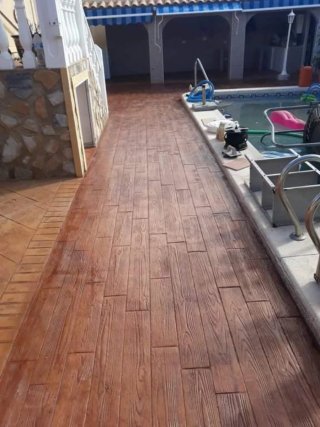 Hormigón impreso en Cartagena