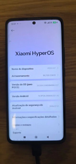 Poco X7 256GB 12GB RAM Prata