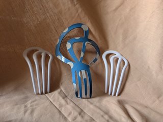 Pack 3 peinetas flamencas lunares