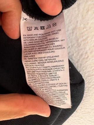 Puma Sudadera Mujer Negra Logo Blanco S