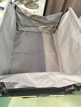 vidaXL Remolque para bicicletas gris y azul