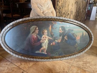 Cuadro Virgen María y san jose con Niño