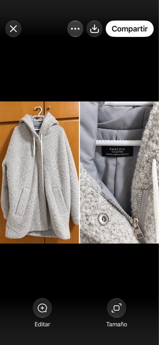 Chaqueta Parfois Gris Talla Única