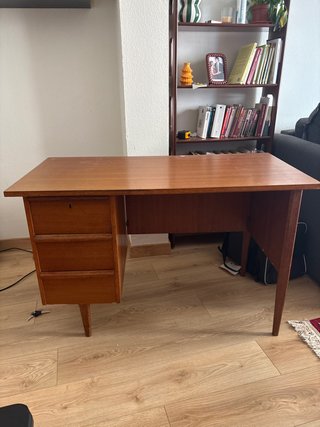 Escritorio Mid Century Teca