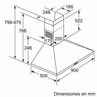 Campana Extractora Balay 3BC695MX Inox - Nueva